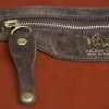 leather satchel messenger bag - racing green - Image 7