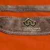 leather satchel messenger bag - racing green - Image 6