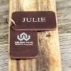 Key fob 'dog tag' style. Personalised - Image 5