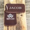 Key fob 'dog tag' style. Personalised - Image 3
