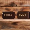 Key fob 'dog tag' style. Personalised - Image 2