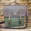 Land Rover inspired canvas and leather messenger bag - Image 2