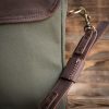 Land Rover inspired canvas and leather messenger bag - Image 11