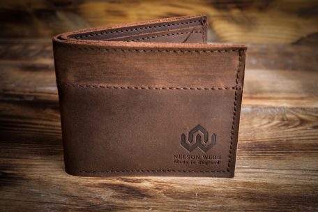 Handmade leather wallet nelsonwere
