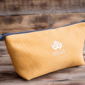 Hand made leather purse