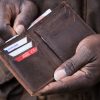 Hand made leather wallet